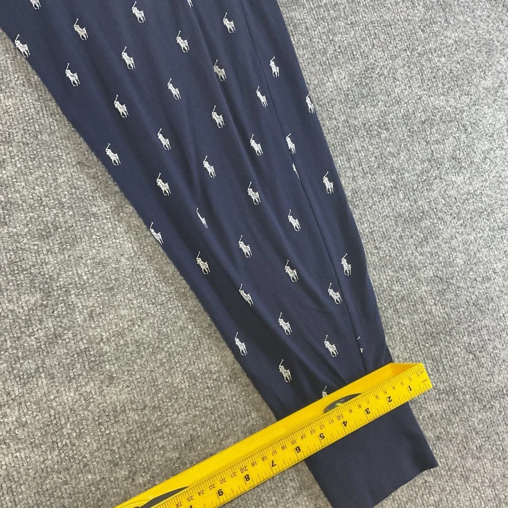 Polo Ralph Lauren Pajama Pants Mens XL Navy Pony Print Sleepwear Lounge